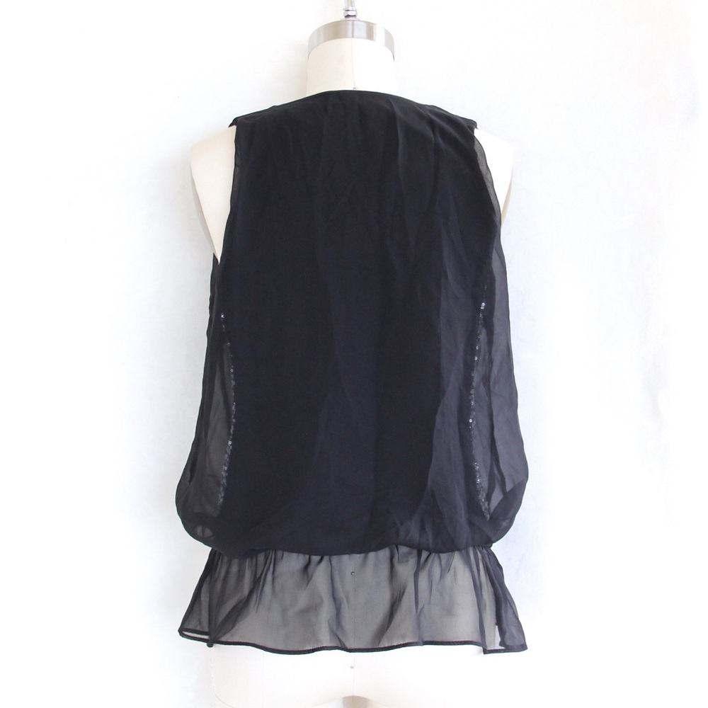 INC Sleeveless Sequin Layered Blouse - Picture 3 of 4